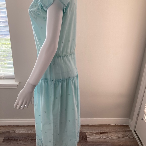 Retro/Vintage 1980 Eyelet Summer Dress RARE! - Picture 5 of 8